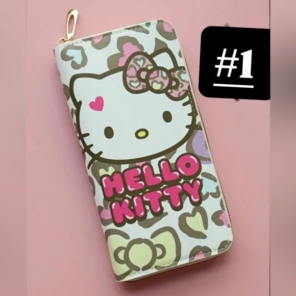 Kitty Long Zipper Wallet -Pick One - Picture 2 of 8